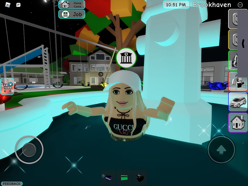 pretending to be a preppy girl in ROBLOX BROOKHAVEN RP! 