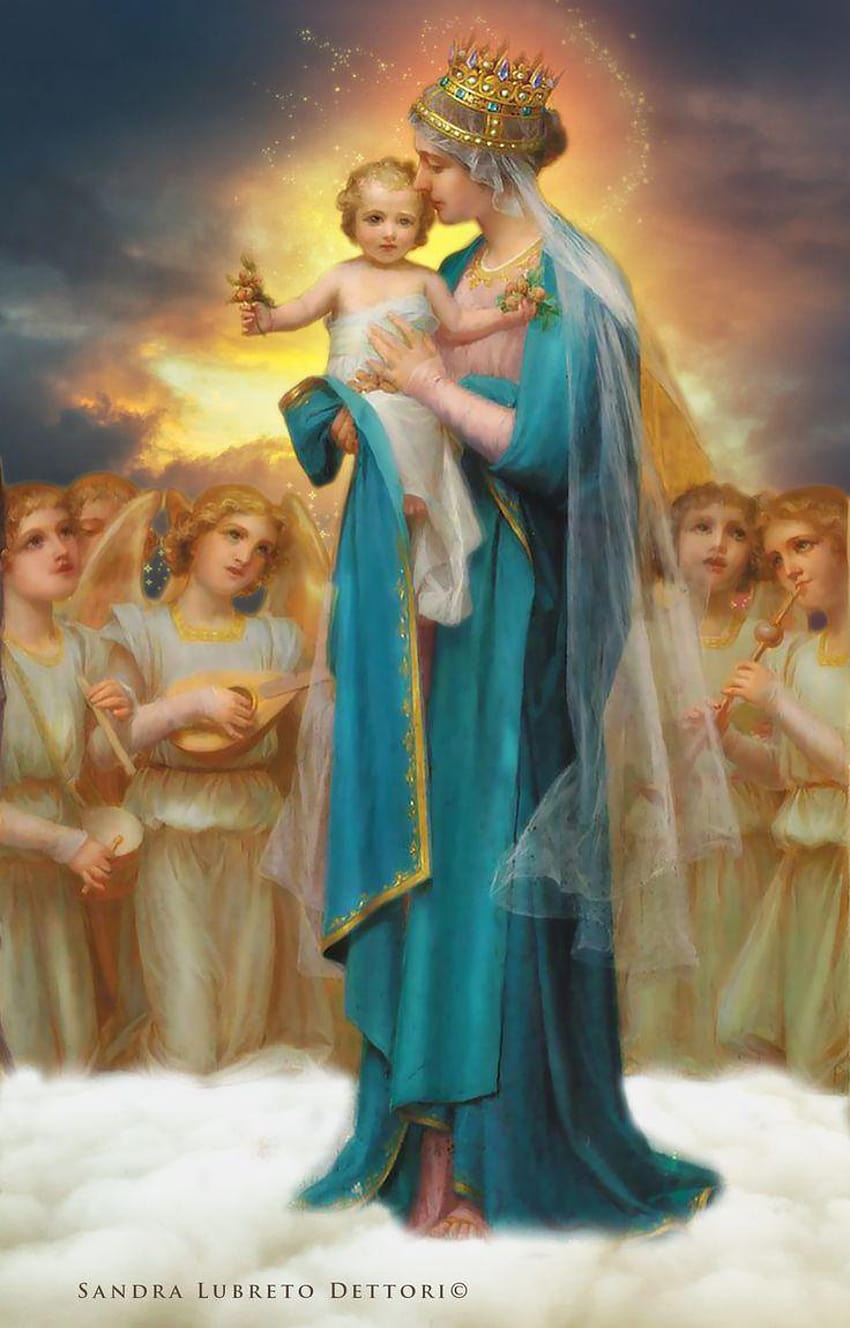 404 best Beautiful of Our Holy Lord, Our Holy Mother Mary, baby jesus with mother mary HD phone wallpaper