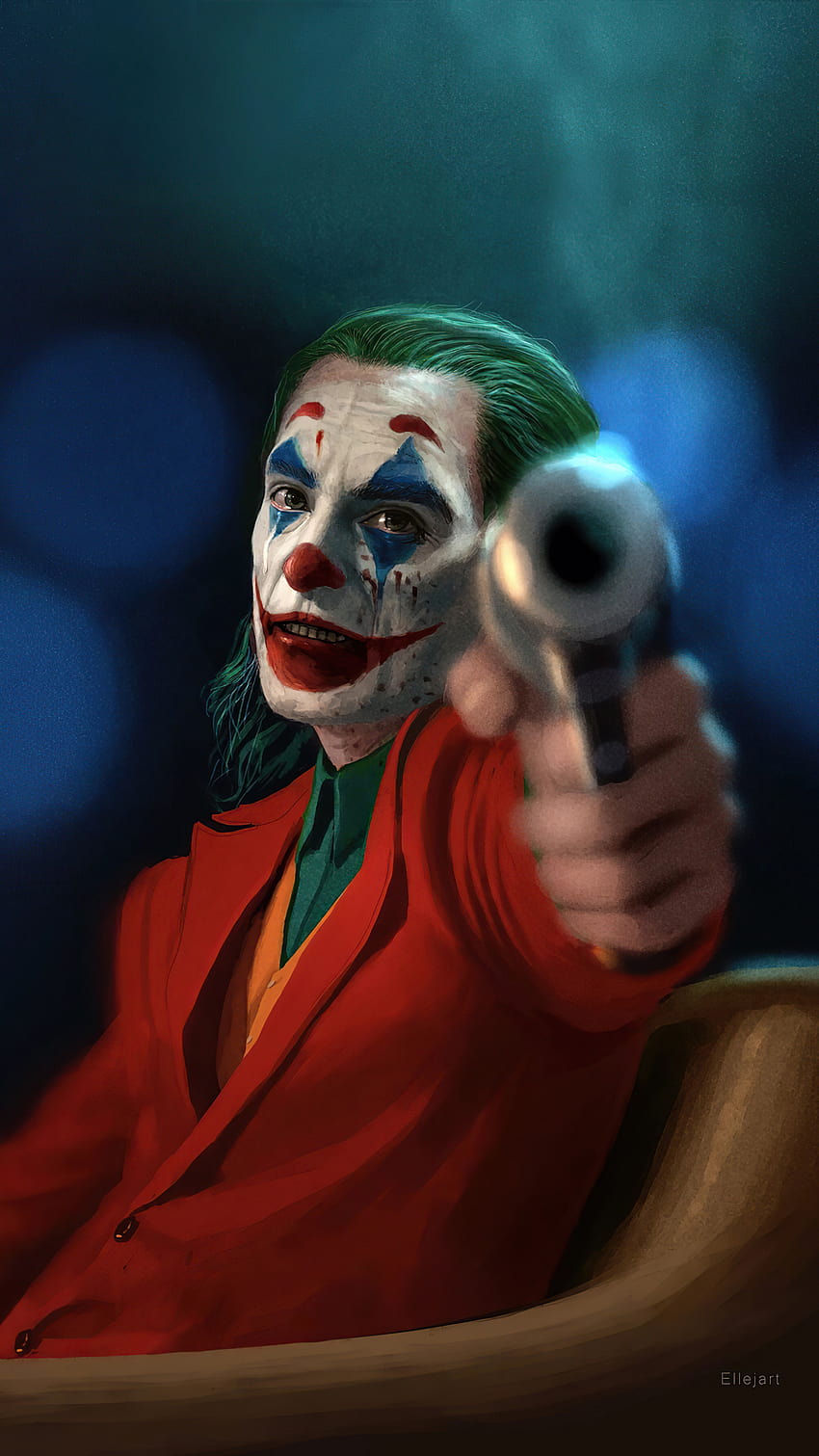 1080x1920 Joker con pistola 2020 Iphone 7,6s,6 Plus, Pixel xl, One Plus 3,3t,5, s y joker dp fondo de pantalla del teléfono