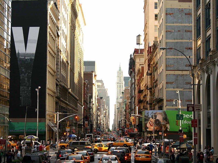 nyc, new york streets HD wallpaper