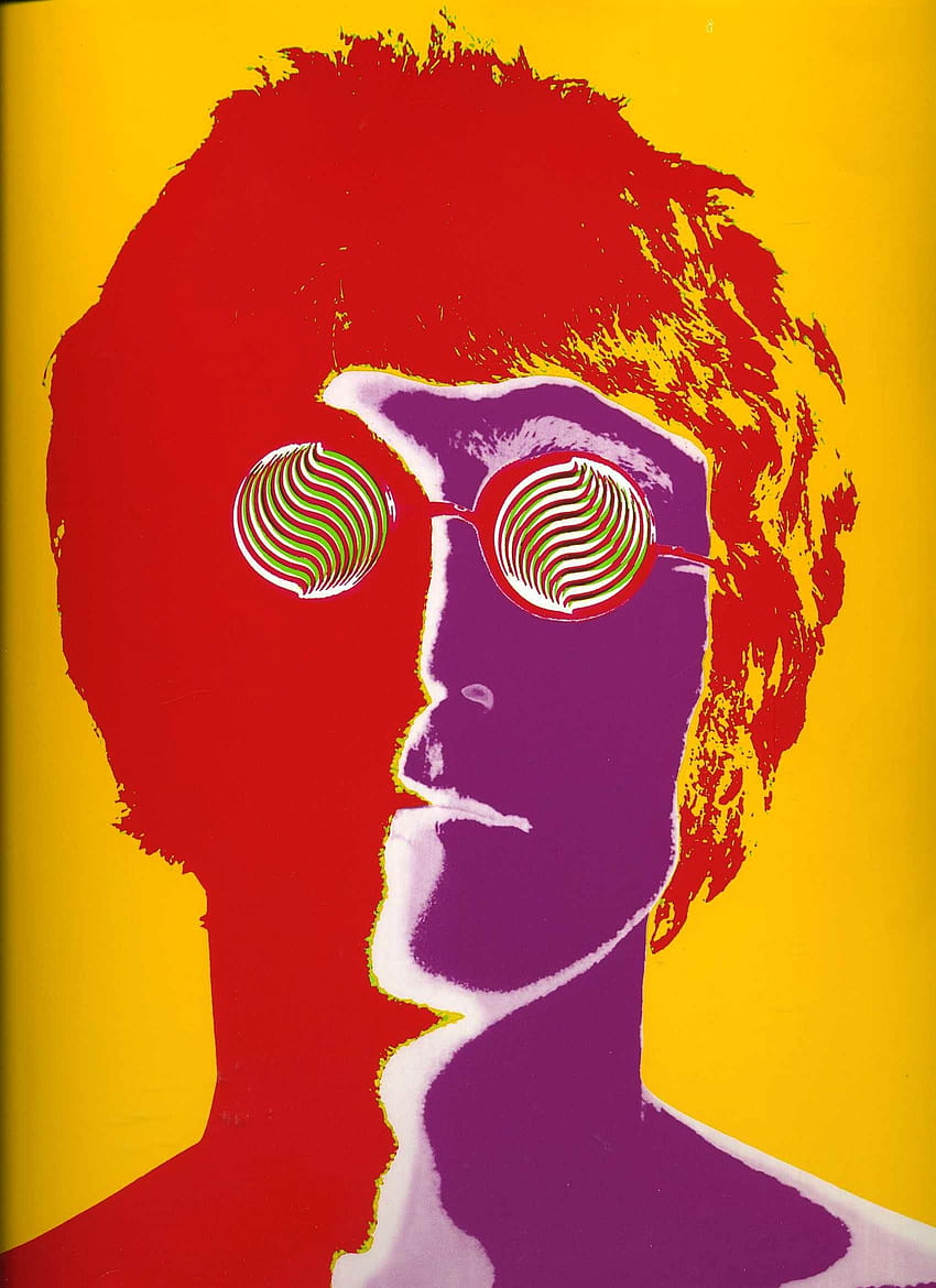 John Lennon Phone on Dog HD phone wallpaper