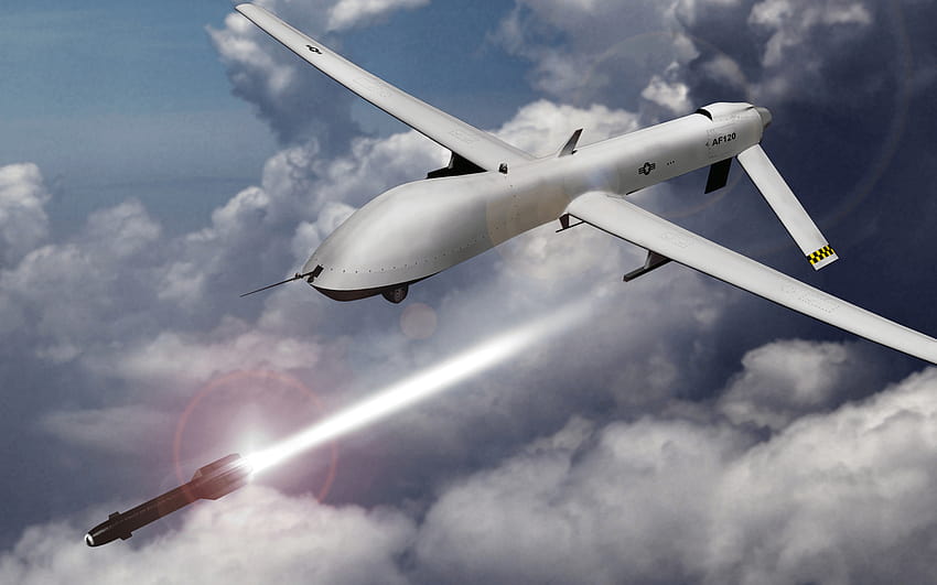 Ataque de drones fondo de pantalla