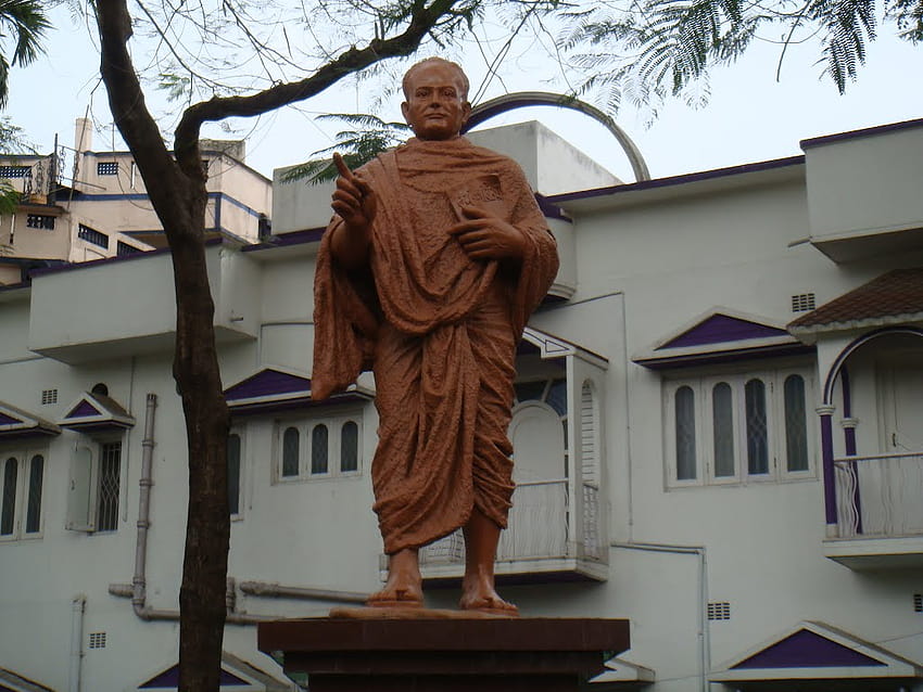 Statue of Ishwar Chandra Vidyasagar HD wallpaper