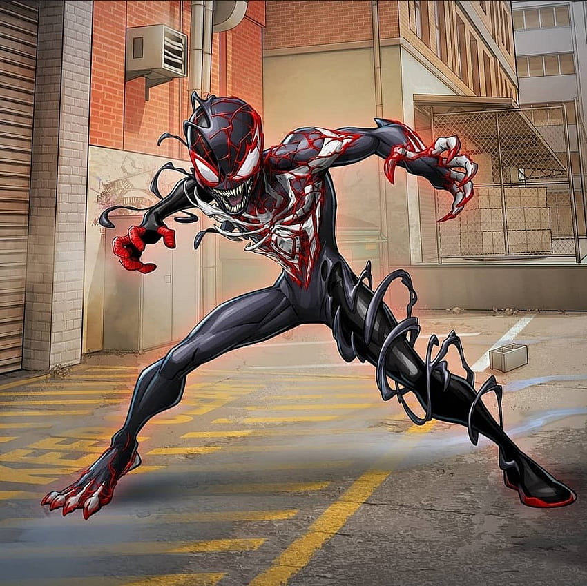 miles morales symbiote suit spider man 2