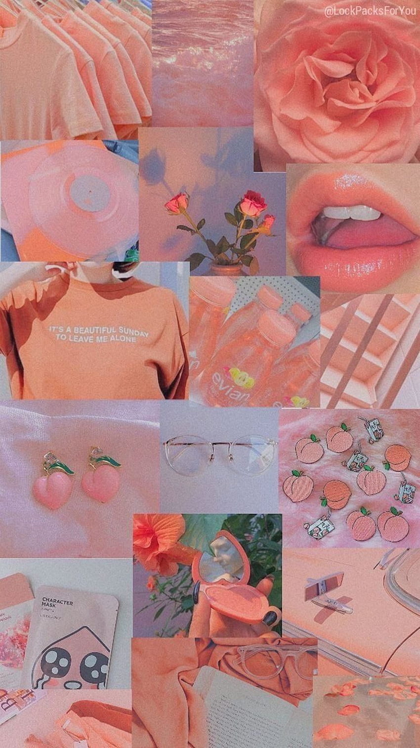 Vintage Pink Aesthetic Iphone, aesthetic peach HD phone wallpaper