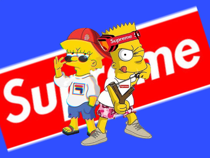 Free: Bart Simpson Homer Simpson Lisa Simpson Supreme Image - bart