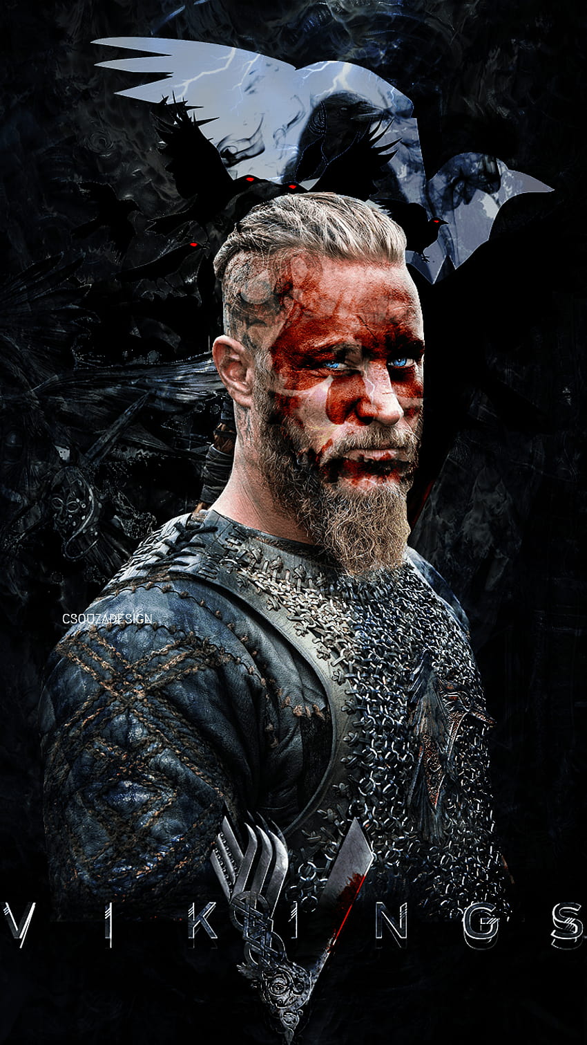 Ragnar Lothbrok -, awesome, cool, view, vikings black, sea, HD phone  wallpaper | Peakpx