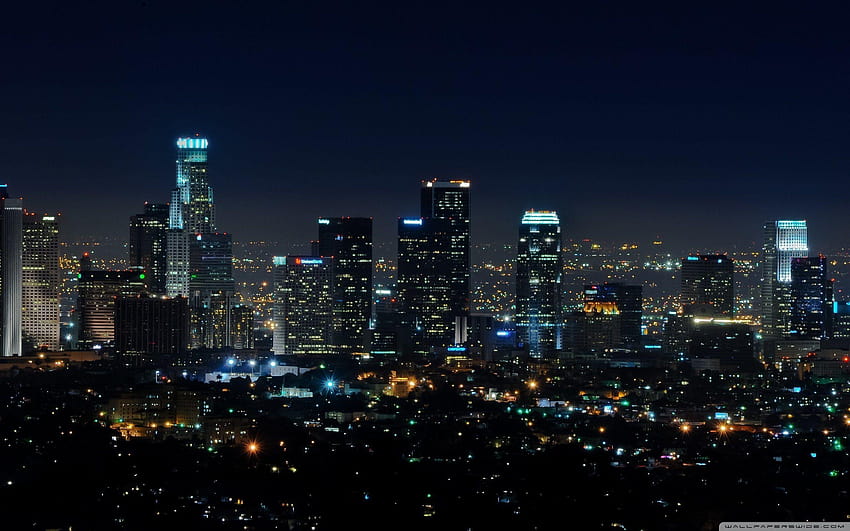 Downtown LA at Night ❤ for Ultra TV HD wallpaper