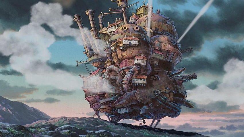 Studio Ghibli, Ruchomy zamek Hauru, Anime /, Ruchomy zamek wyje Tapeta HD