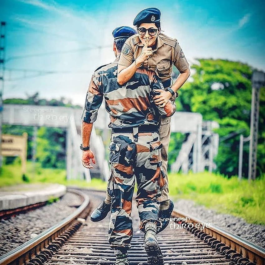 Folgen Sie uns für neue Trends, Liebhaber der indischen Armee HD-Handy-Hintergrundbild