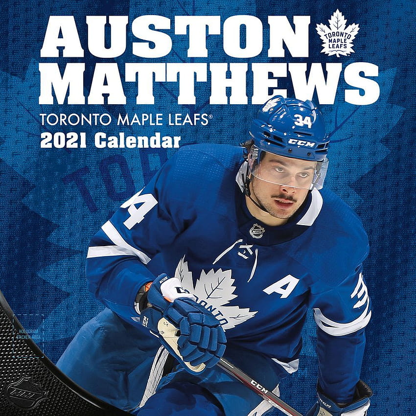 Kalender 2021 von Austin Matthews. Zeigen Sie Ihre Unterstützung für die Toronto Maple Leafs Auston Matthews Player Wall Cale…, 2021 Toronto Maple Leafs HD-Handy-Hintergrundbild