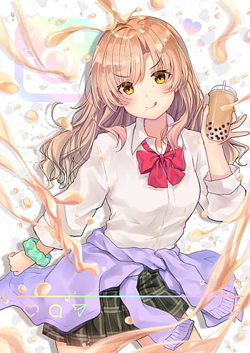 Anime girl Anime girl drinks a cup of tea  Wiki  Anime Amino