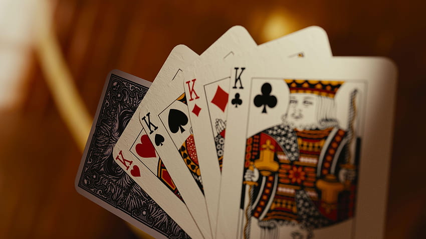 4 kings playing cards, king card HD wallpaper