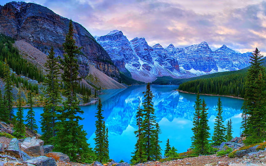 Beautiful Moraine Lake in Banff National Park, Canada HD wallpaper | Pxfuel