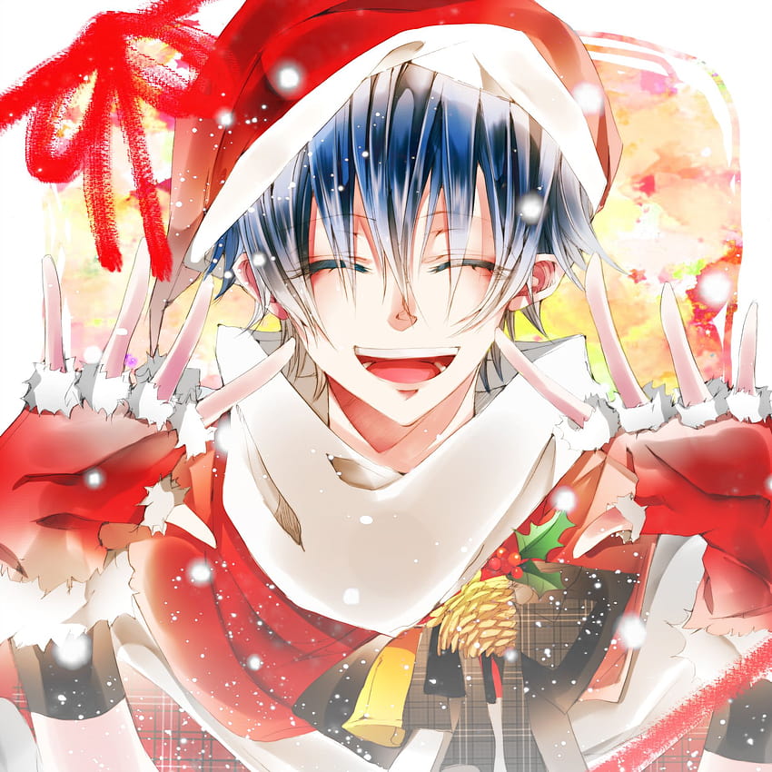 Christmas Outfit, Male, Solo, anime boy xmas HD phone wallpaper | Pxfuel