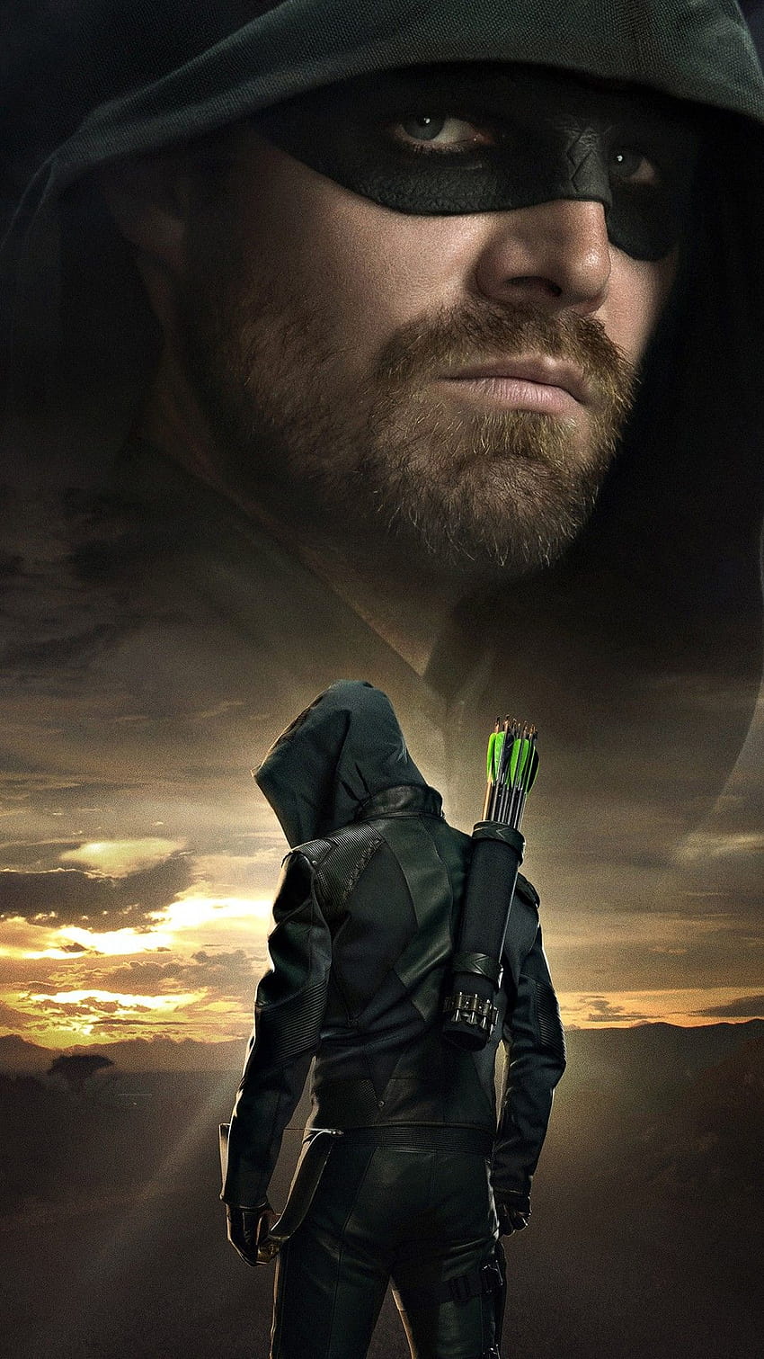 Oliver Queen dans Arrow Saison 8, android arrow Fond d'écran de téléphone HD
