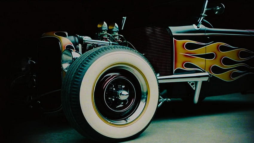 Tony Stark's hot rod screensaver from IM1, iron man cars HD wallpaper