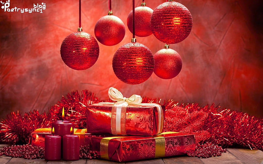 Merry Christmas Wishes Balls, Gifts, Candles With Best 25 Quotes Graphics By Poetrysync1.blog, christmas romantic HD wallpaper