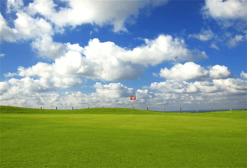 Amazon : CSFOTO 5x3ft Backgrounds for Golf Course Flag, fresh air outdoor HD wallpaper