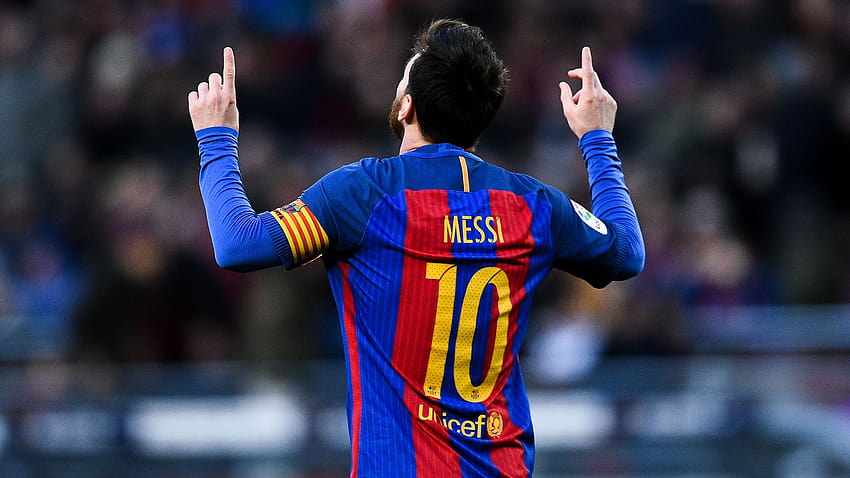 Lionel Messi soccer sports barcelona argentina, messi back HD wallpaper