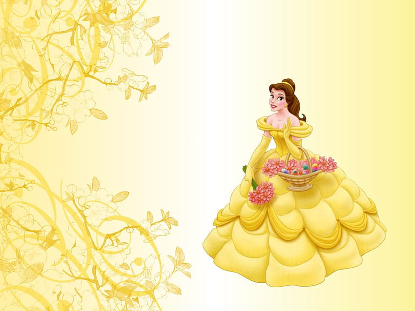 Disney Bella, belle beauty and the beast Wallpaper HD