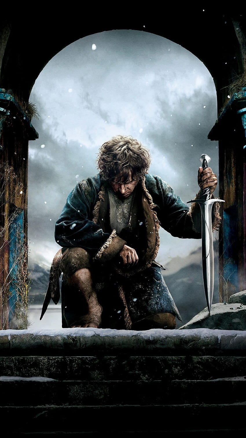 The Hobbit Bilbo Baggins And Gandalf WQHD 1440P Wallpaper  Pixelz
