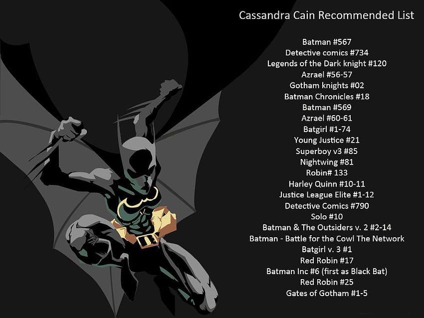 Cassandra Cain HD wallpaper | Pxfuel