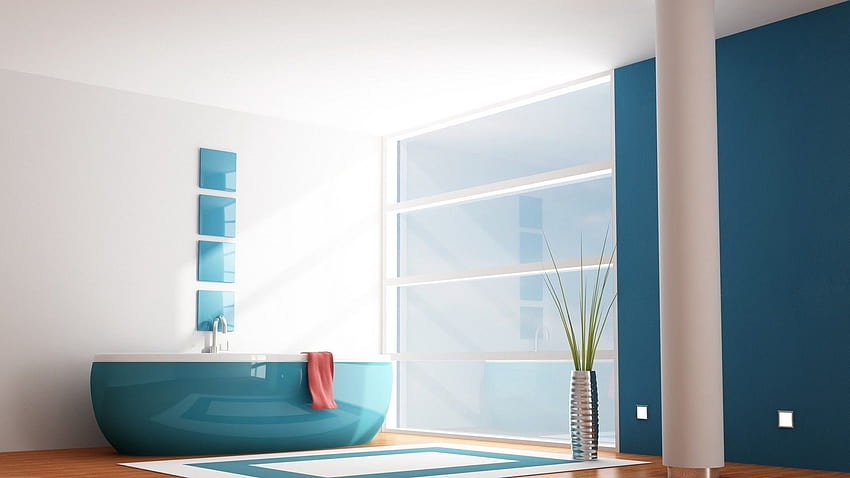 バスルーム家具のモダンなインテリアデザイン – Architecture Modern 高画質の壁紙