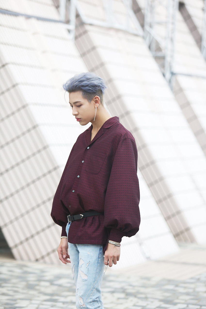 BamBam looks good with his new hair color HD phone wallpaper