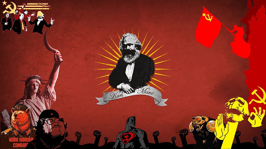 Communism on Dog HD wallpaper