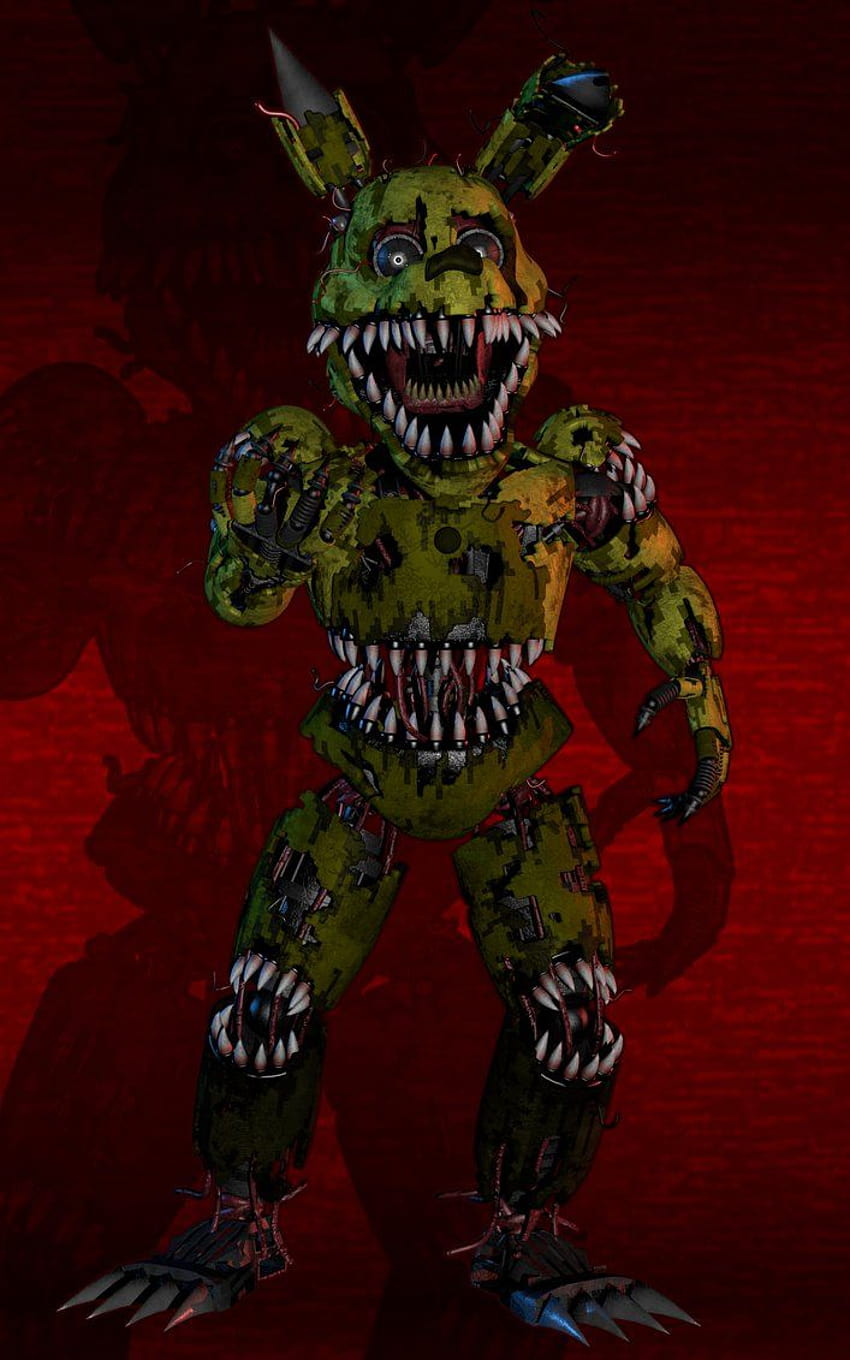 Twisted Fnaf 게시자: Ryan Simpson, nightmare spring bonnie HD 전화 배경 화면