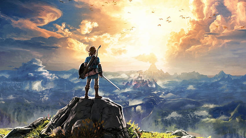 Legend Of Zelda Best Of the Legend Zelda Breath the Wild Game Art Games Backgrounds 2019, постери на игри HD тапет