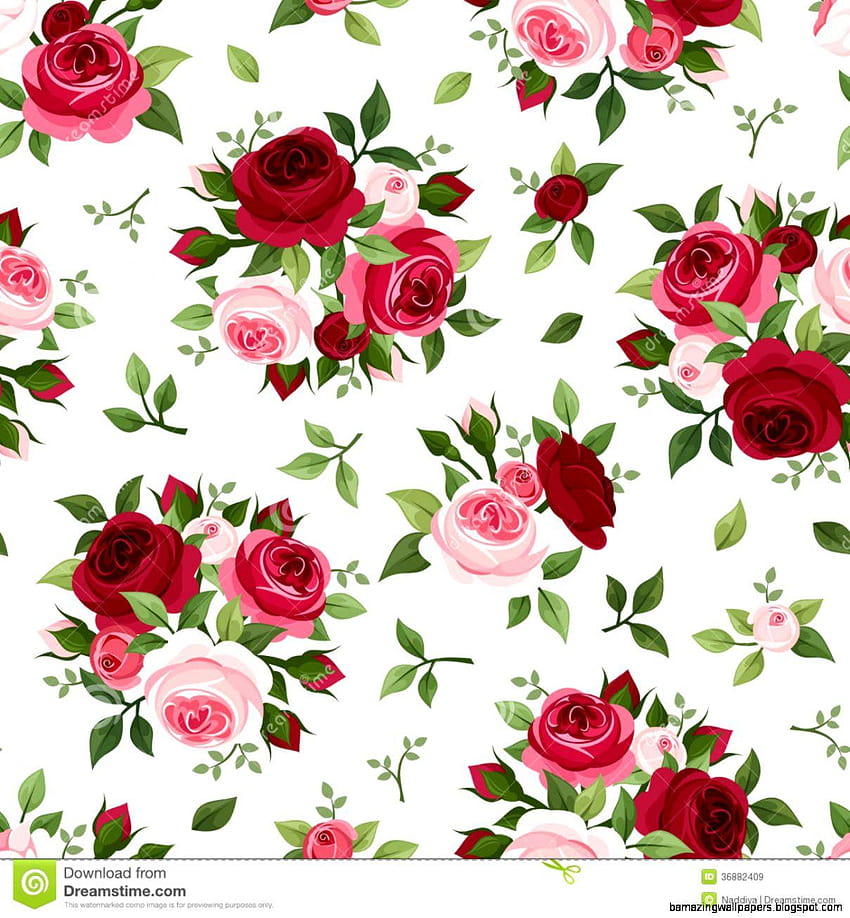 Червени винтидж рози HD тапет за телефон
