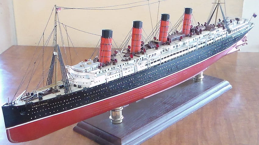 rms lusitania model kit
