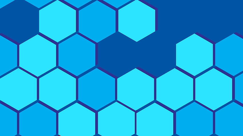hexagons, pattern, blue, , background, c2e827, blue hexagon HD wallpaper