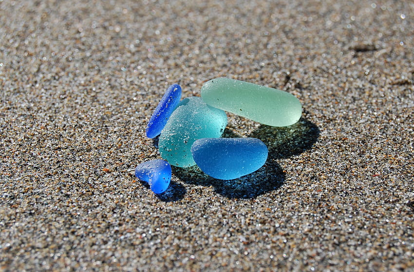 Playa de cristal, cristal de mar fondo de pantalla