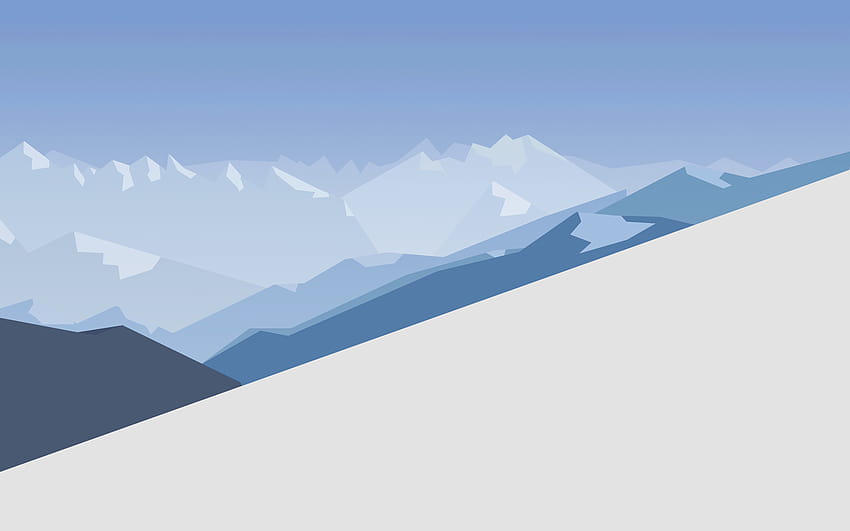 Windows 10 default minimal by link6155, minimalist snow HD wallpaper |  Pxfuel