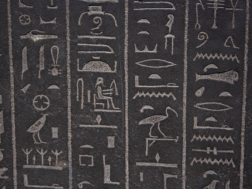 Hiéroglyphes, Artistique, HQ Hiéroglyphes, hiéroglyphes égyptiens anciens Fond d'écran HD