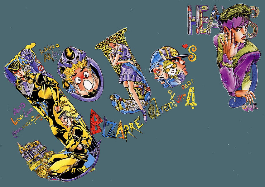 Jojo's Bizarre Adventure Full and Backgrounds, dziwaczna przygoda jojo Tapeta HD