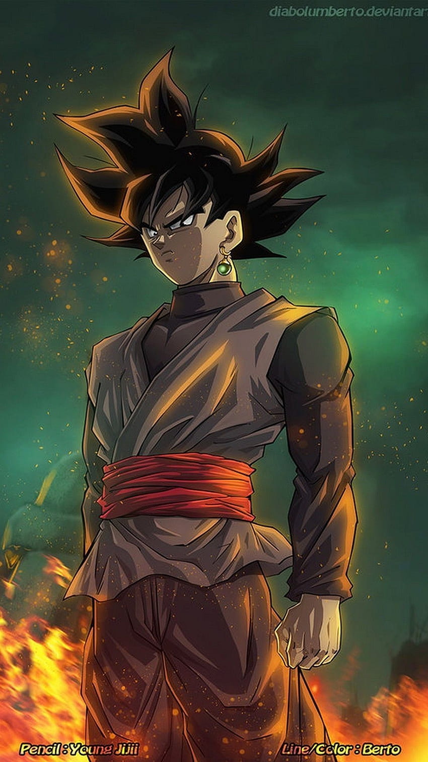 Goku Black, aesthetic dragon ball HD phone wallpaper