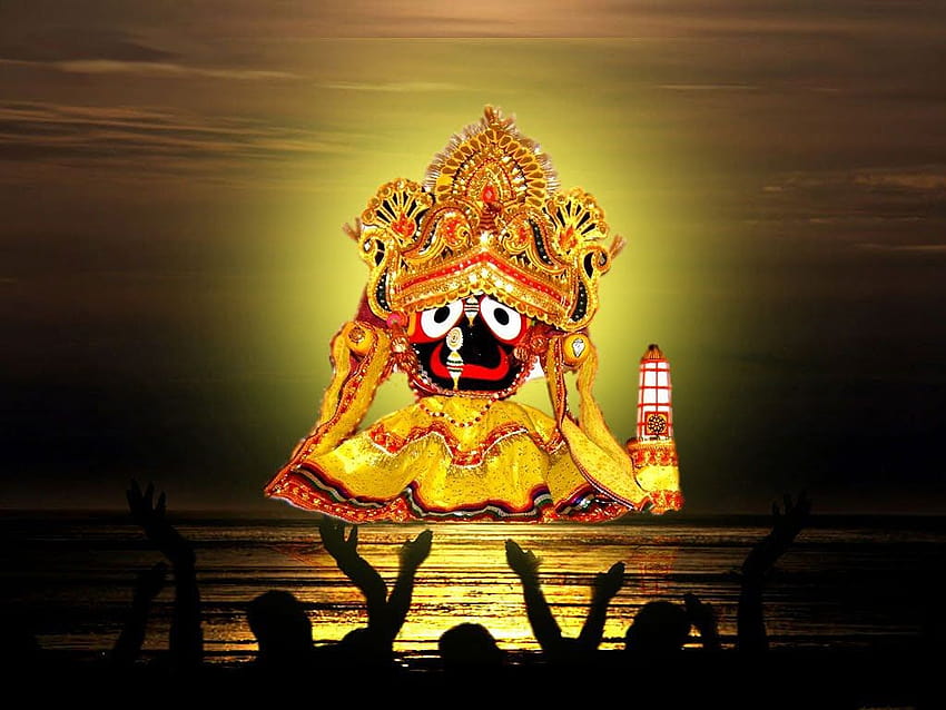เทพเจ้าในศาสนาฮินดู : Lord Jagannath วอลล์เปเปอร์ HD