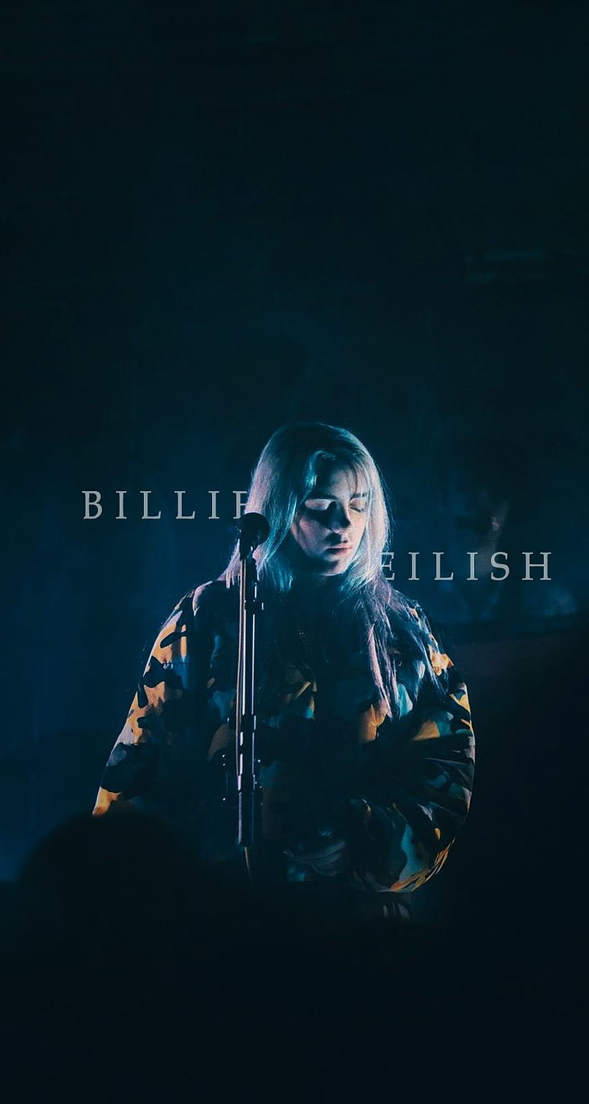 Interpretando Lockscreen Billie Eilish Iphone X, concierto de billie eilish iphone fondo de pantalla del teléfono