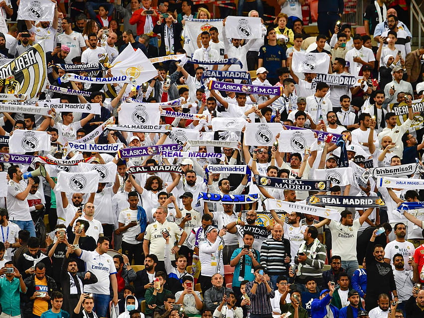Warum Real Madrid Peñas mehr sind als nur Fanclubs, echte Madrid-Fans HD-Hintergrundbild