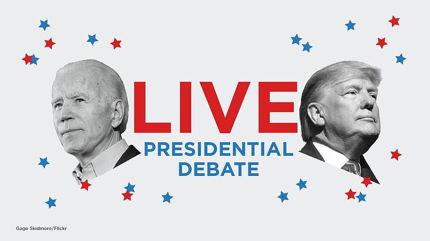 Първият президентски дебат между Тръмп и Байдън, Джо Байдън е забавен HD тапет