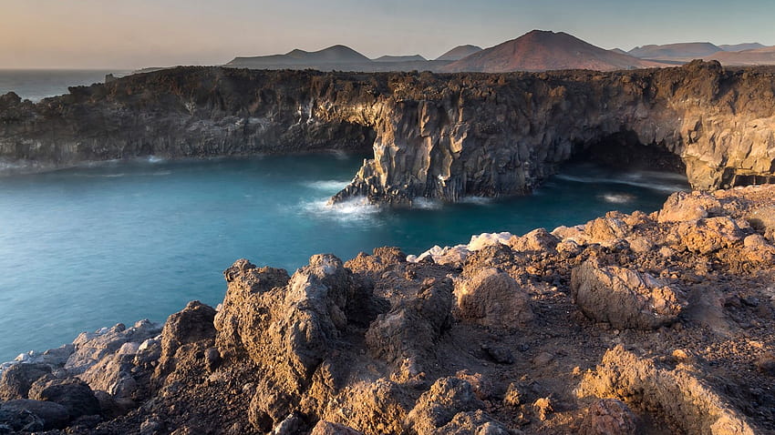 Taman Nasional Timanfaya, Lanzarote, Kepulauan Canary, Spanyol Wallpaper HD