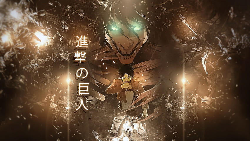Attack on Titan Shingeki no Kyojin Eren Jeager anime boys..., ataque en titan laptop fondo de pantalla