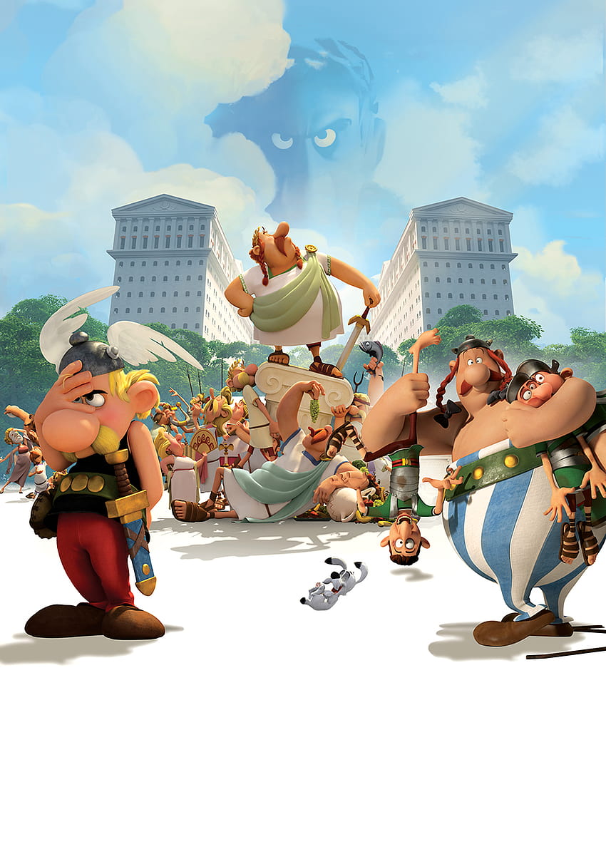 Poster Asterix Dan Obelix wallpaper ponsel HD