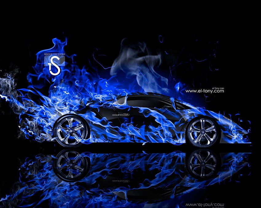 Lamborghini noir et bleu 1 couleur [1920x1080] pour vos voitures arc-en-ciel, mobiles et tablettes Fond d'écran HD