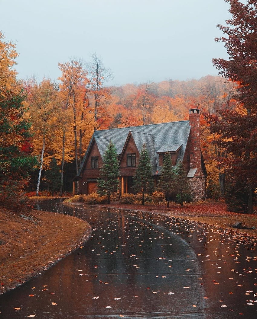 shared by Life//Beauty. Find and videos about home, autumn and fall, cozy autumn cottage HD phone wallpaper