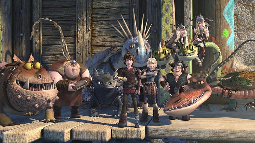 DreamWorks i Netflix łączą siły przy „Dragons: Race to the Edge” Tapeta HD